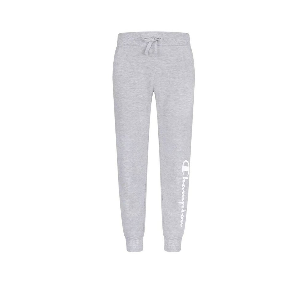 Champion Youth Girls Script Fleece Jogger Heather Gray Pants Size Medium 7635CG